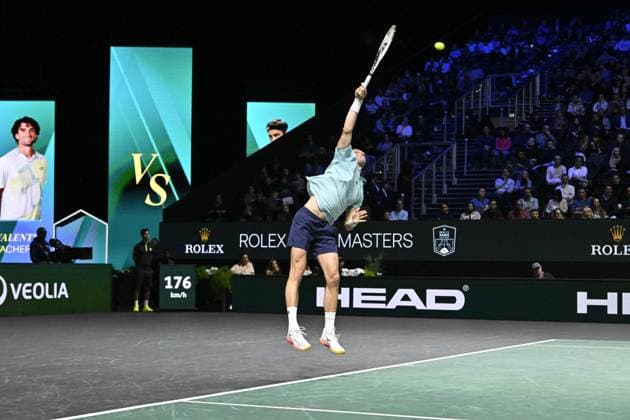 Rolex Paris Masters 2025 - Tennis - ATP, Tennis Herren - Rolex Paris Masters 2025 - Arthur Rinderknech - France ParisFrance  Copyright: xChryslenexCaillaudx xPznewsx
