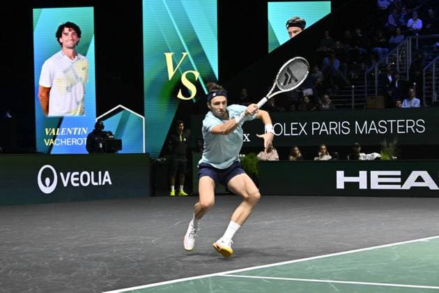 Rolex Paris Masters 2025 - Tennis - ATP, Tennis Herren - Rolex Paris Masters 2025 - Arthur Rinderknech - France ParisFrance  Copyright: xChryslenexCaillaudx xPznewsx