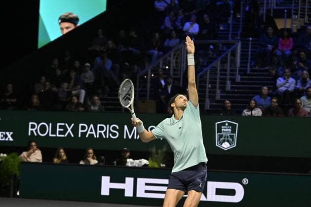 Rolex Paris Masters 2025 - Tennis - ATP, Tennis Herren - Rolex Paris Masters 2025 - Arthur Rinderknech - France ParisFrance  Copyright: xChryslenexCaillaudx xPznewsx