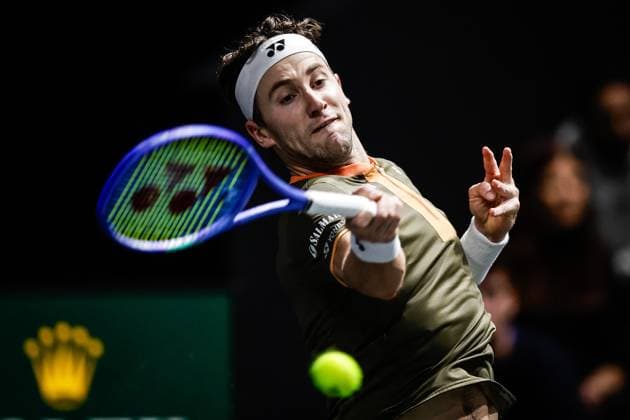 October 29, 2025, Nanterre, France, France: Casper RUUD of Norway during the third day of the Rolex Paris Masters 1000 tennis tournament at Accor Arena on October 29, 2025 in Nanterre near Paris, France. Nanterre France - ZUMAm308 20251029_zsp_m308_019 Copyright: xMatthieuxMirvillex