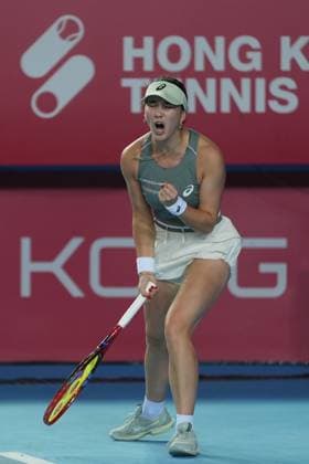 Hong Kong Tennis Open - Day 5 German tennis player Eva Lys during a match at the Hong Kong Tennis Open on October 29, 2025 in Hong Kong (Photo by Ethan Hunter Nexpher Images) Hong Kong