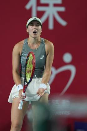 Hong Kong Tennis Open - Day 5 German tennis player Eva Lys during a match at the Hong Kong Tennis Open on October 29, 2025 in Hong Kong (Photo by Ethan Hunter Nexpher Images) Hong Kong