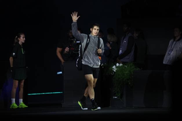 ROLEX PARIS MASTERS TENNIS 2025 Thierry Larret MAXPPP - Nanterre (92) 29 10 2025 Thierry Larret Maxppp. Tennis. Rolex Paris Masters. Paris La Defense, Nanterre (92). Du 25 octobre au 2 novembre 2025. Mercredi 29 octobre 2025. Ugo CARABELLI (ARG) vs Alexander ZVEREV (GER) Nanterre (92) PARIS LA DEFENSE ARENA ILE DE FRANCE FRANCE  Copyright: xMAXPPPxThierryxLarretx TLR202510291796 TLR202510291796