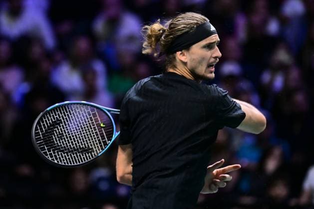 TENNIS : Rolex Paris Masters - Paris - 29 10 2025 Alexander Zverev ( Germany ) during the Rolex Paris Masters at Paris La Defense Arena on October 29, 2025 in Nanterre, France. (Photo by Federico Pestellini PSNewz ) ParisFrance  Copyright: xFedericoxPestellinix