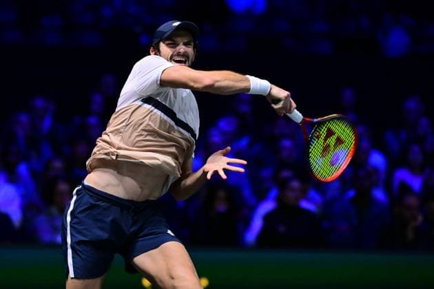 TENNIS : Rolex Paris Masters - Paris - 29 10 2025 Valentin Vacherot ( Monaco ) during the Rolex Paris Masters at Paris La Defense Arena on October 29, 2025 in Nanterre, France. (Photo by Federico Pestellini PSNewz ) ParisFrance  Copyright: xFedericoxPestellinix