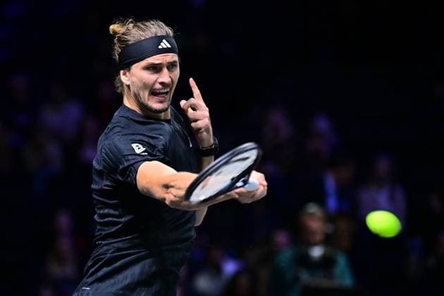 TENNIS : Rolex Paris Masters - Paris - 29 10 2025 Alexander Zverev ( Germany ) during the Rolex Paris Masters at Paris La Defense Arena on October 29, 2025 in Nanterre, France. (Photo by Federico Pestellini PSNewz ) ParisFrance  Copyright: xFedericoxPestellinix