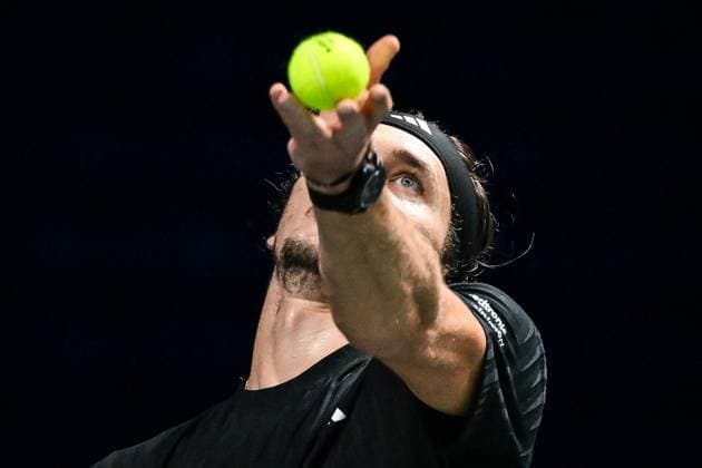 October 29, 2025, Nanterre, France, France: Alexander ZVEREV of Germany during the third day of the Rolex Paris Masters 1000 tennis tournament at Accor Arena on October 29, 2025 in Nanterre near Paris, France. Nanterre France - ZUMAm308 20251029_zsp_m308_040 Copyright: xMatthieuxMirvillex