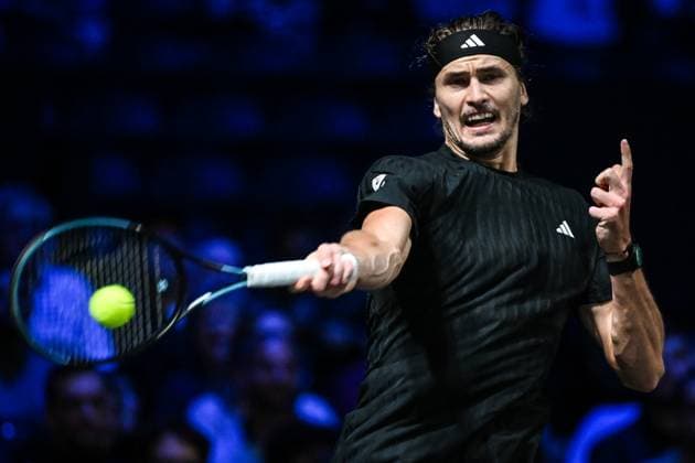 October 29, 2025, Nanterre, France, France: Alexander ZVEREV of Germany during the third day of the Rolex Paris Masters 1000 tennis tournament at Accor Arena on October 29, 2025 in Nanterre near Paris, France. Nanterre France - ZUMAm308 20251029_zsp_m308_042 Copyright: xMatthieuxMirvillex