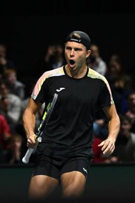 Rolex Paris Master Second Round Alexandre Muller (FRA) during his second round at the 2025 Rolex Paris Masters at the U Arena in Paris, FRANCE, on October 29, 2025. Photo by Corinne Dubreuil ABACAPRESS.COM Paris Ile-de-France France  Copyright: xDubreuilxCorinne ABACAx
