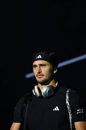 Rolex Paris Master Second Round Alexander Zverev (GER) during his second round at the 2025 Rolex Paris Masters at the U Arena in Paris, FRANCE, on October 29, 2025. Photo by Corinne Dubreuil ABACAPRESS.COM Paris Ile-de-France France  Copyright: xDubreuilxCorinne ABACAx