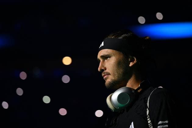 Rolex Paris Master Second Round Alexander Zverev (GER) during his second round at the 2025 Rolex Paris Masters at the U Arena in Paris, FRANCE, on October 29, 2025. Photo by Corinne Dubreuil ABACAPRESS.COM Paris Ile-de-France France  Copyright: xDubreuilxCorinne ABACAx