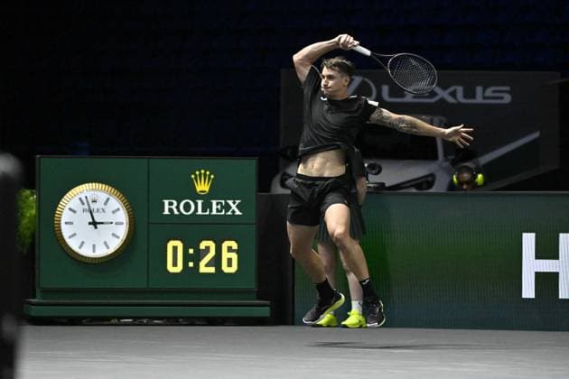 Rolex Paris Masters 2025 - Tennis - ATP, Tennis Herren - Rolex Paris Masters 2025 - Carabelli - Argentine ParisFrance  Copyright: xChryslenexCaillaudx xPznewsx