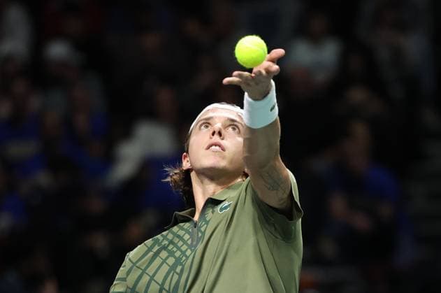 ROLEX PARIS MASTERS TENNIS 2025 Thierry Larret MAXPPP - Nanterre (92) 29 10 2025 Thierry Larret Maxppp. Tennis. Rolex Paris Masters. Paris La Defense, Nanterre (92). Du 25 octobre au 2 novembre 2025. Mercredi 29 octobre 2025. Alenjandro DAVIDOVICH FOKINA (ESP) vs Arthur CAZAUX (FRA) Nanterre (92) PARIS LA DEFENSE ARENA ILE DE FRANCE FRANCE  Copyright: xMAXPPPxThierryxLarretx TLR202510291970 TLR202510291970