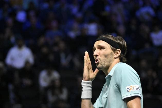 Rolex Paris Masters 2025 - Tennis - ATP, Tennis Herren - Rolex Paris Masters 2025 - Arthur Rinderknech - France ParisFrance  Copyright: xChryslenexCaillaudx xPznewsx