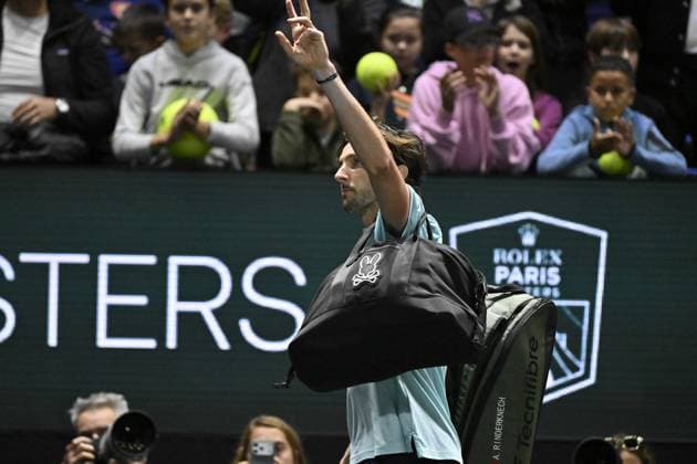Rolex Paris Masters 2025 - Tennis - ATP, Tennis Herren - Rolex Paris Masters 2025 - Arthur Rinderknech - France ParisFrance  Copyright: xChryslenexCaillaudx xPznewsx