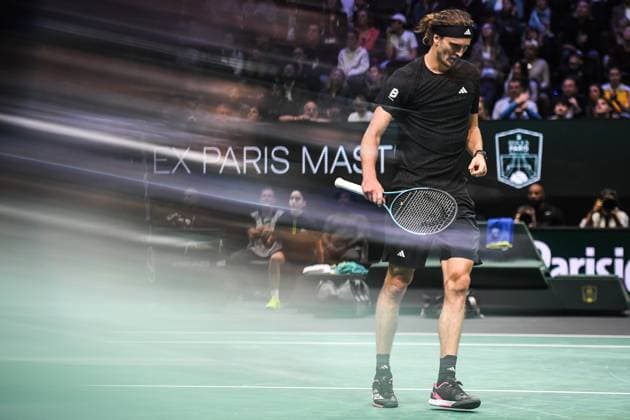 October 29, 2025, Nanterre, France, France: Alexander ZVEREV of Germany during the third day of the Rolex Paris Masters 1000 tennis tournament at Accor Arena on October 29, 2025 in Nanterre near Paris, France. Nanterre France - ZUMAm308 20251029_zsp_m308_051 Copyright: xMatthieuxMirvillex