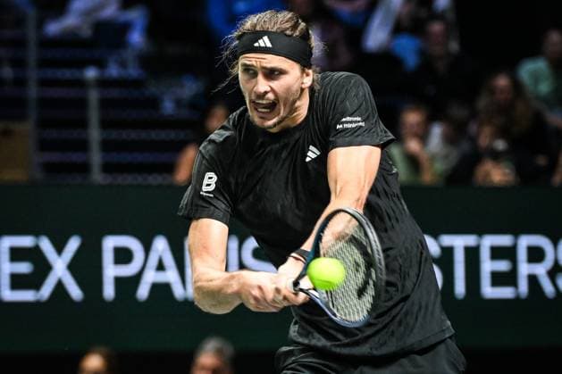 October 29, 2025, Nanterre, France, France: Alexander ZVEREV of Germany during the third day of the Rolex Paris Masters 1000 tennis tournament at Accor Arena on October 29, 2025 in Nanterre near Paris, France. Nanterre France - ZUMAm308 20251029_zsp_m308_050 Copyright: xMatthieuxMirvillex