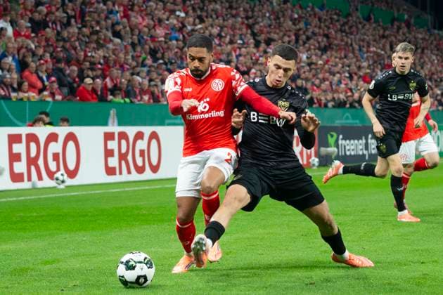 Football, DFB Cup, FSV Mainz 05 - VfB Stuttgart