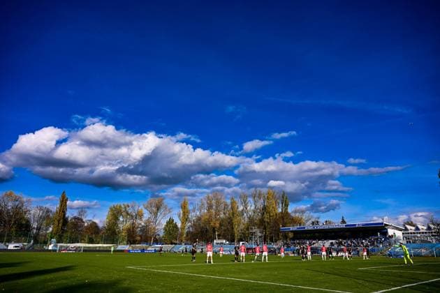29.10.2025 KRAKOW STADION MIEJSKI UL. PTASZYCKIEGO 4 ( POLAND ) PILKA NOZNA ( FOOTBALL ) STS PUCHAR POLSKI SEZON 2025 2026 ( POLISH CUP 1 16 FINAL ) 1 16 FINALU MECZ HUTNIK KRAKOW - WISLA KRAKOW ( GAME ) NZ STADION SUCHE STAWY FOTO MICHAL STANCZYK CYFRASPORT NEWSPIX.PL --- Newspix.pl POLAND OUT!  20251029CSMS0020