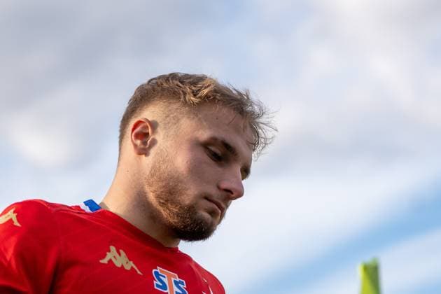 Pilka nozna STS Puchar Polski sezon 2025 2026 kolejka mecz: Hutnik Krakow - Wisla Krakow --- Football STS Polish Cup season 2025 2026 round match: Hutnik Krakow - Wisla Krakow nz. Kacper Duda Fot. Igor Zadecki Arena Akcji NEWSPIX.PL --- newspix.pl POLAND OUT! 
