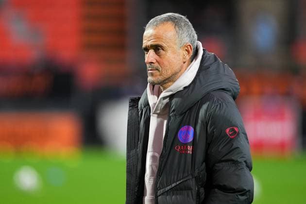 FC Lorient v Paris Saint-Germain - Ligue 1 McDonald s 2025 2026 Luis ENRIQUE (Entraineur PSG) during the Ligue 1 McDonald s match between Lorient and Paris at Stade du Moustoir on October 29, 2025 in Lorient, France. ( Lorient France  Copyright: xFEPx 776348176
