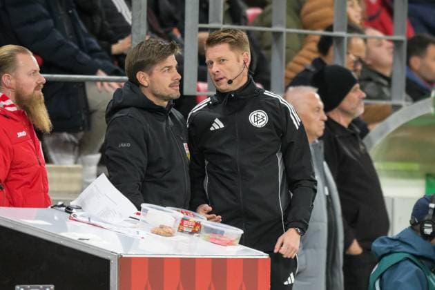 Soccer, DFB Cup, 20251029, FSV Mainz 05 VfB Stuttgart Pictured from left Copyright: Passion2Press MarkusxFischerx
