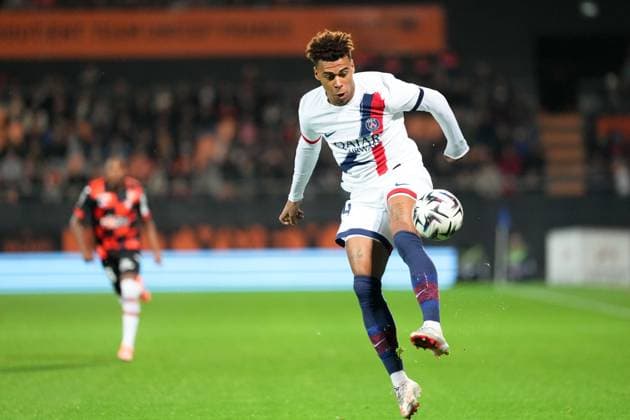 FC Lorient v Paris Saint-Germain - Ligue 1 McDonald s 2025 2026 14 Desire DOUE (psg) during the Ligue 1 McDonald s match between Lorient and Paris at Stade du Moustoir on October 29, 2025 in Lorient, France. ( Lorient France  Copyright: xFEPx 776348176