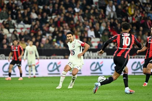 OGC Nice v Lille OSC - Ligue 1 McDonald s 2025 2026 21 Benjamin ANDRE (losc) during the Ligue 1 McDonald s match between Nice and Lille at Allianz Riviera on October 29, 2025 in Nice, France. Nice France  Copyright: xFEPx 776348181