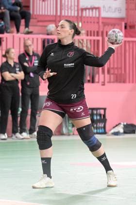 Gabriela Clausson Bitolo TusSies Metzingen, 22 TusSies Metzingen vs HSG Bensheim Auerbach, Handball, Alsco HBF, 5 League Matchday, Season 2025 2026, 29 10 2025 TusSies Metzingen vs HSG Bensheim Auerbach, Handball, Alsco HBF, 5 League Matchday, Season 2025 2026, 29 10 2025 Tuebingen Copyright: xEibner-Pressefoto TobiasxBaurx EP_TBR