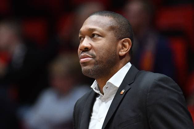 Tyron McCoy Assistant Coach, Assistant Coach, ratiopharm ulm GER, NINERS Chemnitz vs ratiopharm ulm, Basketball, BKT EuroCup, Matchday 5, Season 2025 2026, 29 10 2025 GER, NINERS Chemnitz vs ratiopharm ulm, Basketball, BKT EuroCup, Matchday 5, Season 2025 2026, 29 10 2025 Chemnitz Copyright: xEibner-Pressefoto BertxHarzerx EP_BHR