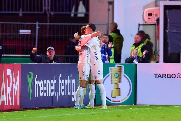 Marcus Mathisen 1 FC Magdeburg, 16 GER, FV Illertissen 1921 e V vs 1 FC Magdeburg, Football, Mens DFB Cup, 2nd round, 2025 2026 season, 29 10 2025 GER, FV Illertissen 1921 e V vs 1 FC Magdeburg, Football, Mens DFB Cup, 2nd round, 2025 2026 season, 29 10 2025 Illertissen, Football, Mens DFB Cup, 2nd round, 2025 2026 season, 29 10 2025 Copyright: xEibner-Pressefoto GeraldxOelze-dexStoppanyx EP_ODS
