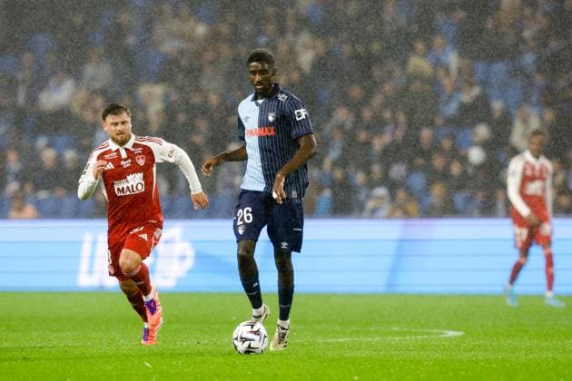 Le Havre Athletic Club v Stade Brestois 29 - Ligue 1 McDonald s 2025 2026 26 Simon EBONOG (hac) during the Ligue 1 McDonald s match between Le Havre and Brest at Stade Oceane on October 29, 2025 in Paris, France. Paris France  Copyright: xFEPx 776348175