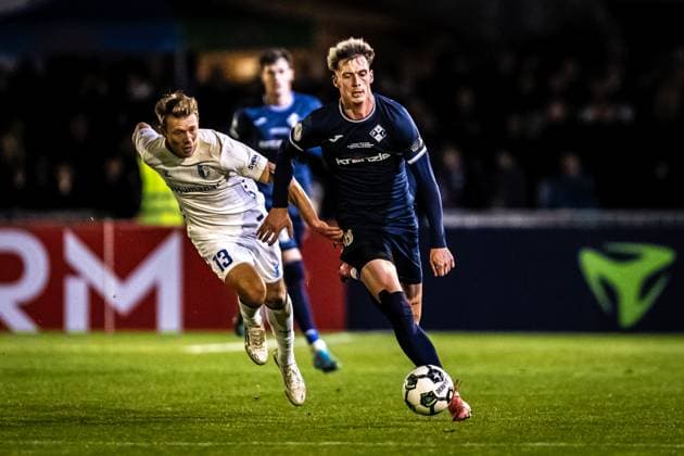 Football, Season 2025 2026, DFB Cup, Vöhlinstadion Illertissen, 2 Round, FV Illertissen 1 FC Magdeburg, 29 10 2025 29 10 2025, Football, Season 2025 2026, DFB Cup, Vöhlinstadion Illertissen, 2 Round, FV Illertissen 1 FC Magdeburg, f l 13 Connor Krempicki 1 FC Magdeburg , 18 Luis Pfaumann FV Illertissen Photo Lucca Fundel Illertissen Vöhlinstadion Bayern Germany