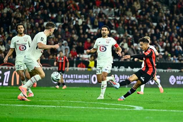 FOOTBALL : OGC Nice vs LOSC Lille - ligue 1 - 29 10 25 Nice™s forward 10 Sofiane Diop during the French L1 2025-2026 season football match between OGC Nice and LOSC Lille at Louis II stadium of Monaco, south France, on October 29, 2025. NICEFrance  Copyright: xfredxDIDES psnewzx