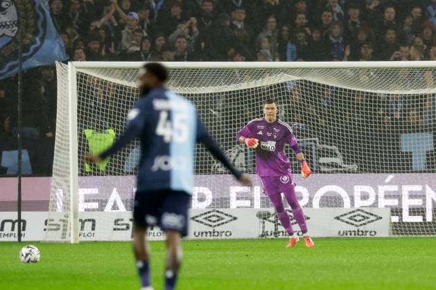 Le Havre Athletic Club v Stade Brestois 29 - Ligue 1 McDonald s 2025 2026 01 Radoslaw MAJECKI (sb29) during the Ligue 1 McDonald s match between Le Havre and Brest at Stade Oceane on October 29, 2025 in Paris, France. Paris France  Copyright: xFEPx 776348175
