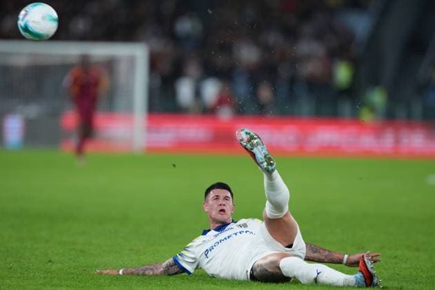 Parma™s Lautaro Valenti during the Serie A EniLive soccer match between Roma and Parma at the Rome s Olympic stadium, Italy - Wednesday October 29, 2025 - Soccer ( Photo by Alfredo Falcone LaPresse )  Copyright: xAlfredoxFalcone LaPressex