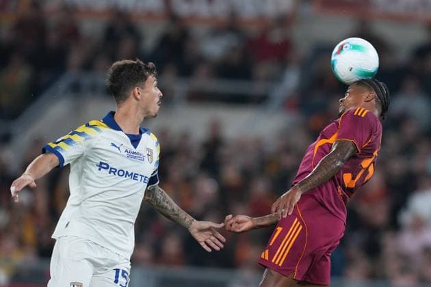 Roma™s Leon Bailey during the Serie A EniLive soccer match between Roma and Parma at the Rome s Olympic stadium, Italy - Wednesday October 29, 2025 - Soccer ( Photo by Alfredo Falcone LaPresse )  Copyright: xAlfredoxFalcone LaPressex
