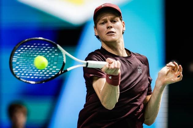 October 29, 2025, Nanterre, France, France: Jannik SINNER of Italy during the third day of the Rolex Paris Masters 1000 tennis tournament at Accor Arena on October 29, 2025 in Nanterre near Paris, France. Nanterre France - ZUMAm308 20251029_zsp_m308_057 Copyright: xMatthieuxMirvillex