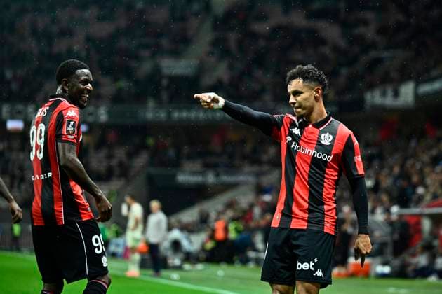 FOOTBALL : OGC Nice vs LOSC Lille - ligue 1 - 29 10 25 Nice™s forward 10 Sofiane Diop celebrate after scoring during the French L1 2025-2026 season football match between OGC Nice and LOSC Lille at Louis II stadium of Monaco, south France, on October 29, 2025. NICEFrance  Copyright: xfredxDIDES psnewzx