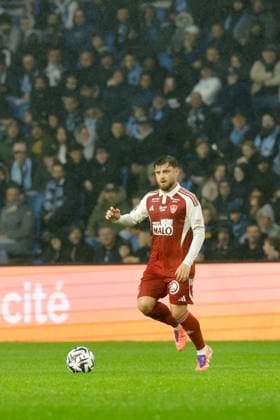 Le Havre Athletic Club v Stade Brestois 29 - Ligue 1 McDonald s 2025 2026 08 Hugo MAGNETTI (sb29) during the Ligue 1 McDonald s match between Le Havre and Brest at Stade Oceane on October 29, 2025 in Paris, France. Paris France  Copyright: xFEPx 776348175
