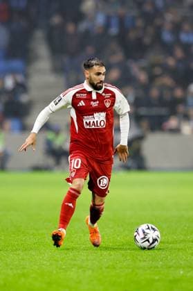 Le Havre Athletic Club v Stade Brestois 29 - Ligue 1 McDonald s 2025 2026 10 Romain DEL CASTILLO (sb29) during the Ligue 1 McDonald s match between Le Havre and Brest at Stade Oceane on October 29, 2025 in Paris, France. Paris France  Copyright: xFEPx 776348175