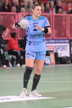 Mareike Thomaier HSG Bensheim Auerbach, 02 TusSies Metzingen vs HSG Bensheim Auerbach, Handball, Alsco HBF, 5 League Matchday, Season 2025 2026, 29 10 2025 TusSies Metzingen vs HSG Bensheim Auerbach, Handball, Alsco HBF, 5 League Matchday, Season 2025 2026, 29 10 2025 Tuebingen Copyright: xEibner-Pressefoto TobiasxBaurx EP_TBR