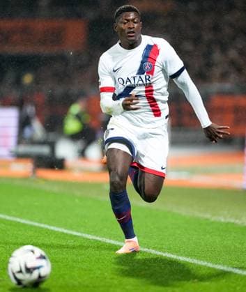 FC Lorient v Paris Saint-Germain - Ligue 1 McDonald s 2025 2026 25 Nuno MENDES (psg) during the Ligue 1 McDonald s match between Lorient and Paris at Stade du Moustoir on October 29, 2025 in Lorient, France. ( Lorient France  Copyright: xFEPx 776348176