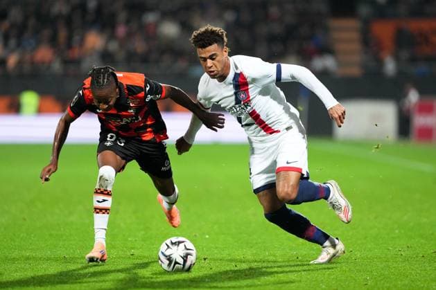 FC Lorient v Paris Saint-Germain - Ligue 1 McDonald s 2025 2026 14 Desire DOUE (psg) during the Ligue 1 McDonald s match between Lorient and Paris at Stade du Moustoir on October 29, 2025 in Lorient, France. ( Lorient France  Copyright: xFEPx 776348176