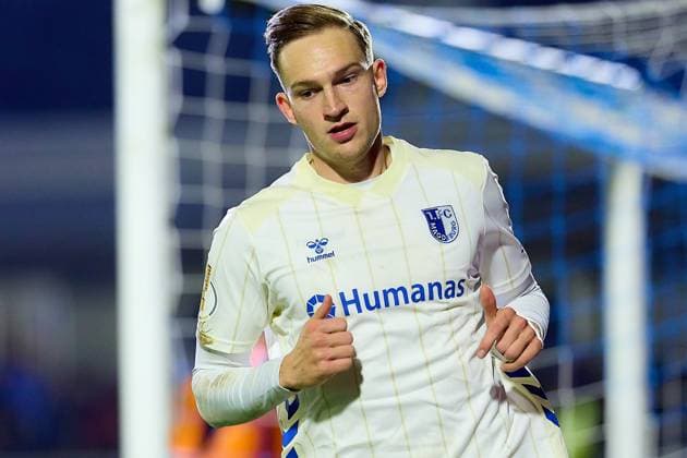 Portrait, portrait, cropped image of Maximilian Breunig 1 FC Magdeburg, 09 GER, FV Illertissen 1921 e V vs 1 FC Magdeburg, Football, Mens DFB Cup, 2nd round, 2025 2026 season, 29 10 2025 GER, FV Illertissen 1921 e V vs 1 FC Magdeburg, Football, Mens DFB Cup, 2nd round, 2025 2026 season, 29 10 2025 Illertissen Copyright: xEibner-Pressefoto GeraldxOelze-dexStoppanyx EP_ODS