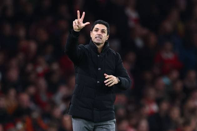 Mikel Arteta manager of Arsenal Arsenal v Brighton and Hove Albion, EFL Carabao Cup, Fourth Round, Football, Emirates Stadium, London, UK - 29 Oct 2025London Emirates Stadium United Kingdom EDITORIAL USE ONLY No use with unauthorised audio, video, data, fixture lists, club league logos or live services. Online in-match use limited to 120 images, no video emulation. No use in betting, games or single club league player publications. Copyright: xSimonxDael Shutterstockx 15627827r