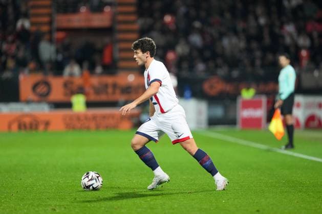 FC Lorient v Paris Saint-Germain - Ligue 1 McDonald s 2025 2026 87 Joao NEVES (psg) during the Ligue 1 McDonald s match between Lorient and Paris at Stade du Moustoir on October 29, 2025 in Lorient, France. ( Lorient France  Copyright: xFEPx 776348176