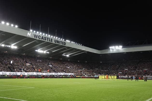 Newcastle Upon Tyne, England, 29th October 2025. Rememberance silence during the Newcastle United vs Tottenham Hotspur Carabao Cup match at St. James Park, Newcastle Upon Tyne. Picture credit should read: Nigel Roddis Sportimage EDITORIAL USE ONLY. No use with unauthorised audio, video, data, fixture lists, club league logos or live services. Online in-match use limited to 120 images, no video emulation. No use in betting, games or single club league player publications. SPI_015_NR_NEWC_TOTE SPI-4248-0015
