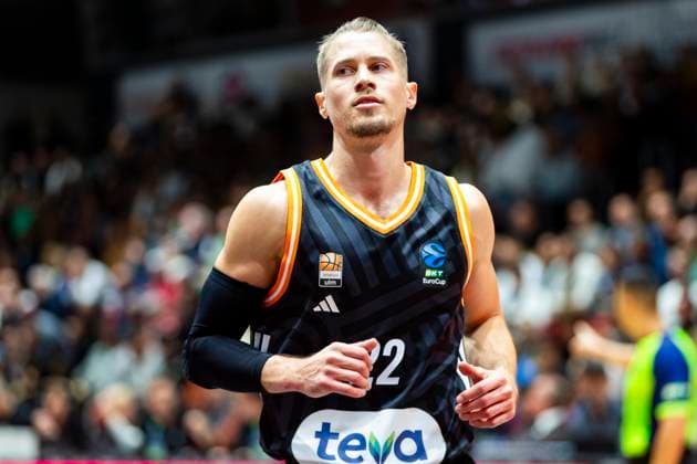 29 10 2025, xomx, Basketball BKT EuroCup 2025 2026, NINERS Chemnitz ratiopharm ulm v l Thomas Klepeisz Ratiopharm Ulm Portrait, Portraet, Chemnitz