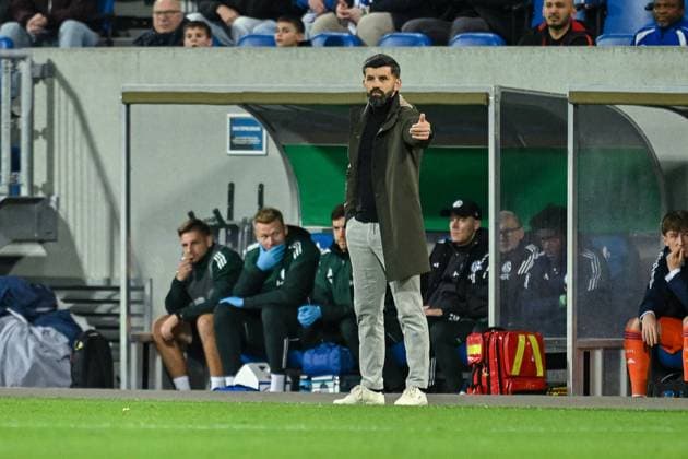 29 10 2025, Football, DFB Cup, 2 Round, Season 2025 2026, FC Schalke 04 SV Darmstadt 98, Coach Miron Muslic FC Schalke 04 xRHR PHOTO YYx Copyright: KROEGER RHR-FOTOx RHR-FOTO YY